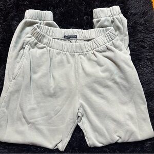 122 Brandy Melville Sage Gray Jogger Pants
